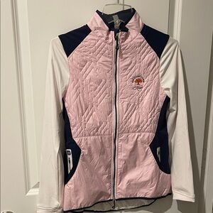 Peter Millar Pink and Black Ski Jacket